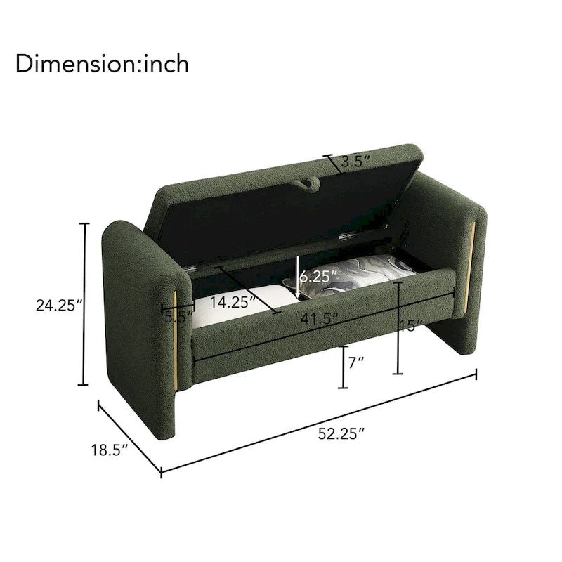 Modern Teddy Bed End Bench