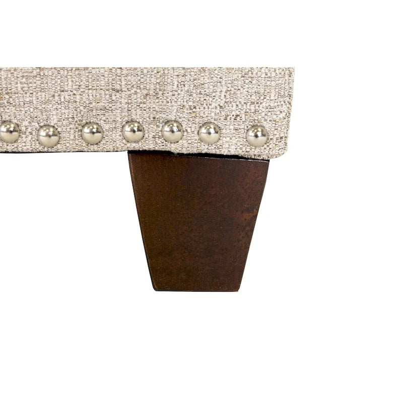 6 Button Nail Linen & Shoe Storage Bench