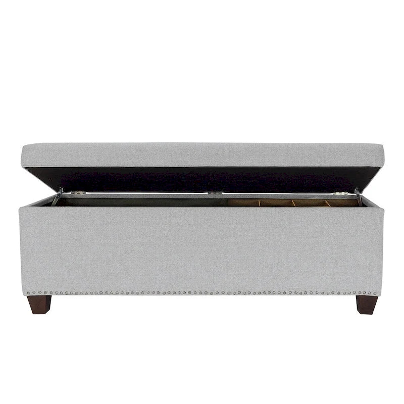 6 Button Nail Linen & Shoe Storage Bench