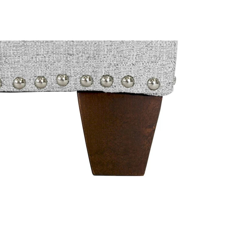 6 Button Nail Linen & Shoe Storage Bench