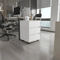 Three Drawers Filing Cabinet Roller Blade Glide