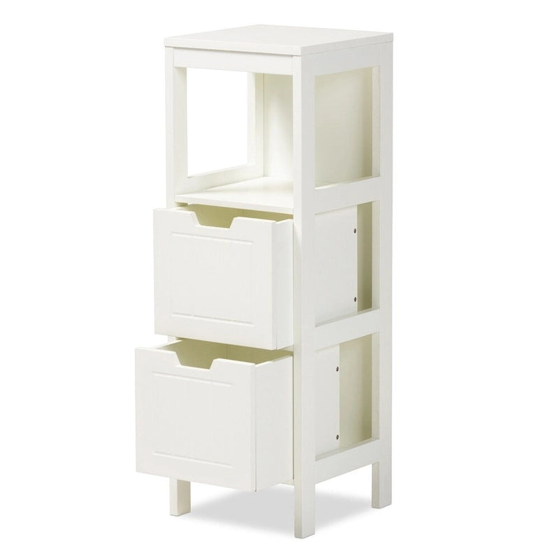 Cottage and Farmhouse 2-Drawer Storage Cabinet