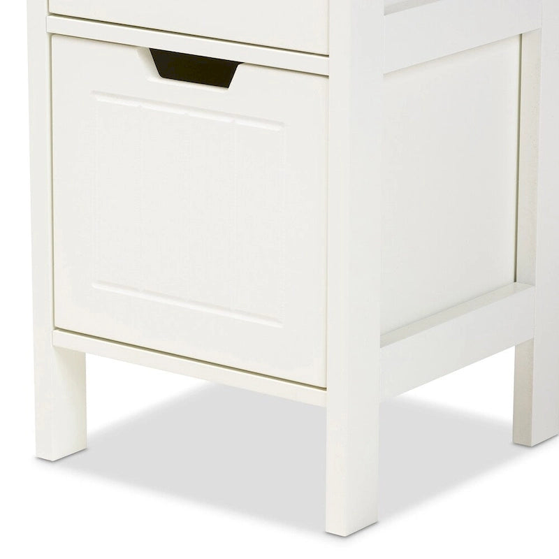 Cottage and Farmhouse 2-Drawer Storage Cabinet