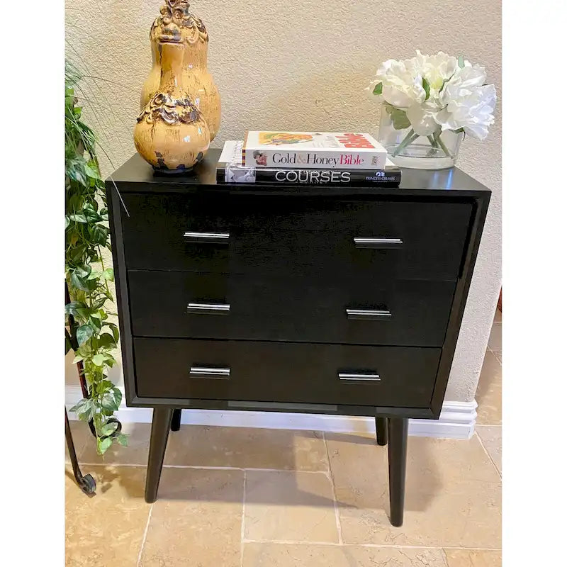 Modern 3-Drawer Chest - 24 x 12 x 28