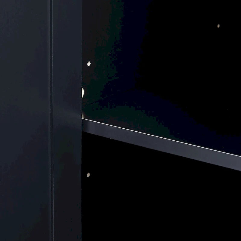 Tall Storage Cabinet with Three Drawers - N/A